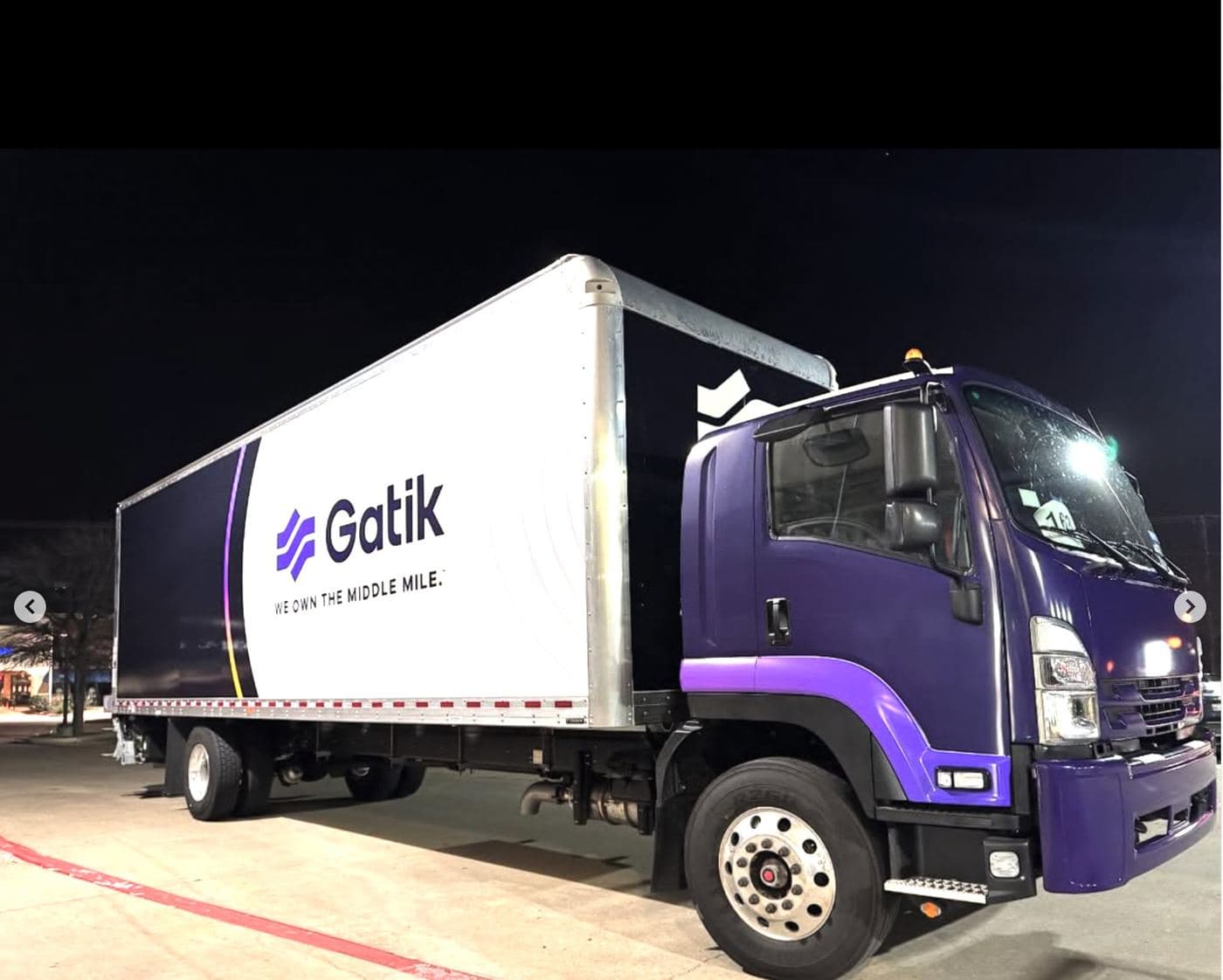 Gatik fleet van wrap