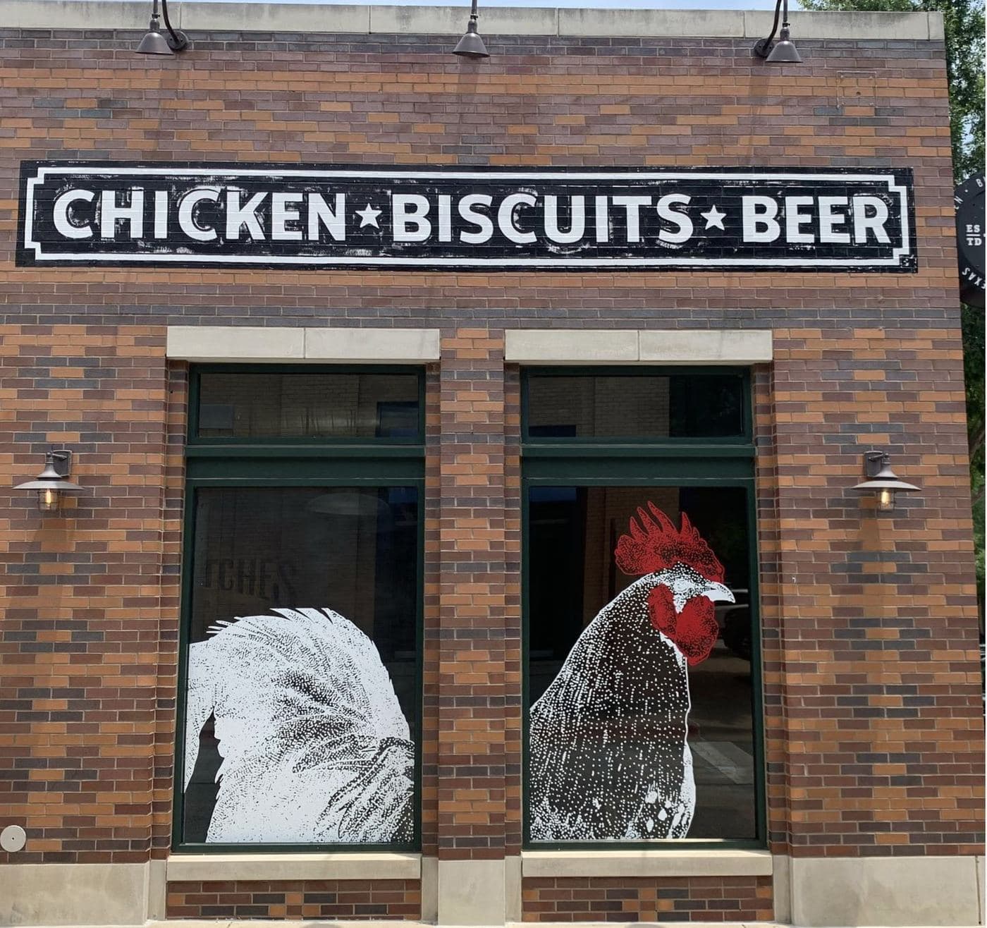 Whistle Britches storefront window graphics